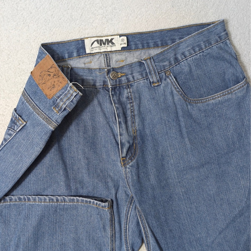 Mountain Khakis Jeans Mens 42/30 Blue Straight Leg Denim Pants